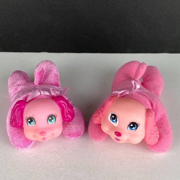 Puppy Surprise 2 Pink Puppies Replacement Pups Different Color Eyes Toy Figure - Picture 1 of 7